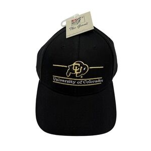 University of Colorado Buffaloes Black Adjustable Hat Cap Strap Back